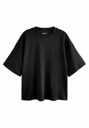 Next RELAXED FIT CREW NECK - Lihtne T-särk - black