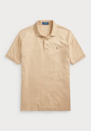 Polo Ralph Lauren CUSTOM SLIM FIT SOFT COTTON POLO SHIRT - Pikeepaita - classic camel heather