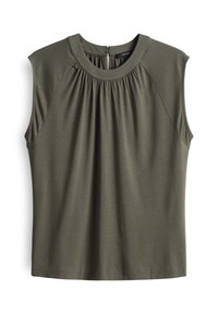REGULAR FIT - Top - olive leaf