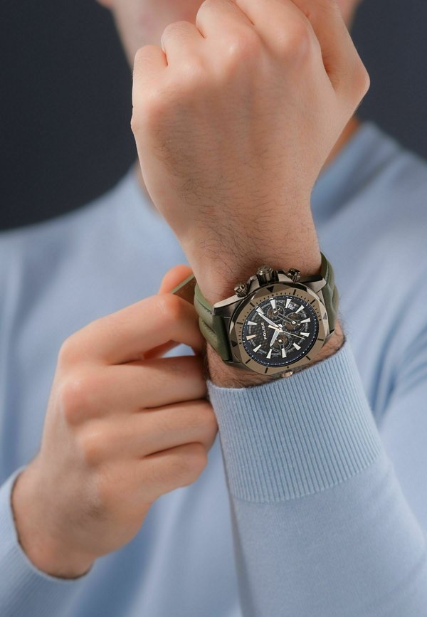 ELECTRICAL QUARZUHR - Chronograph - braun grün