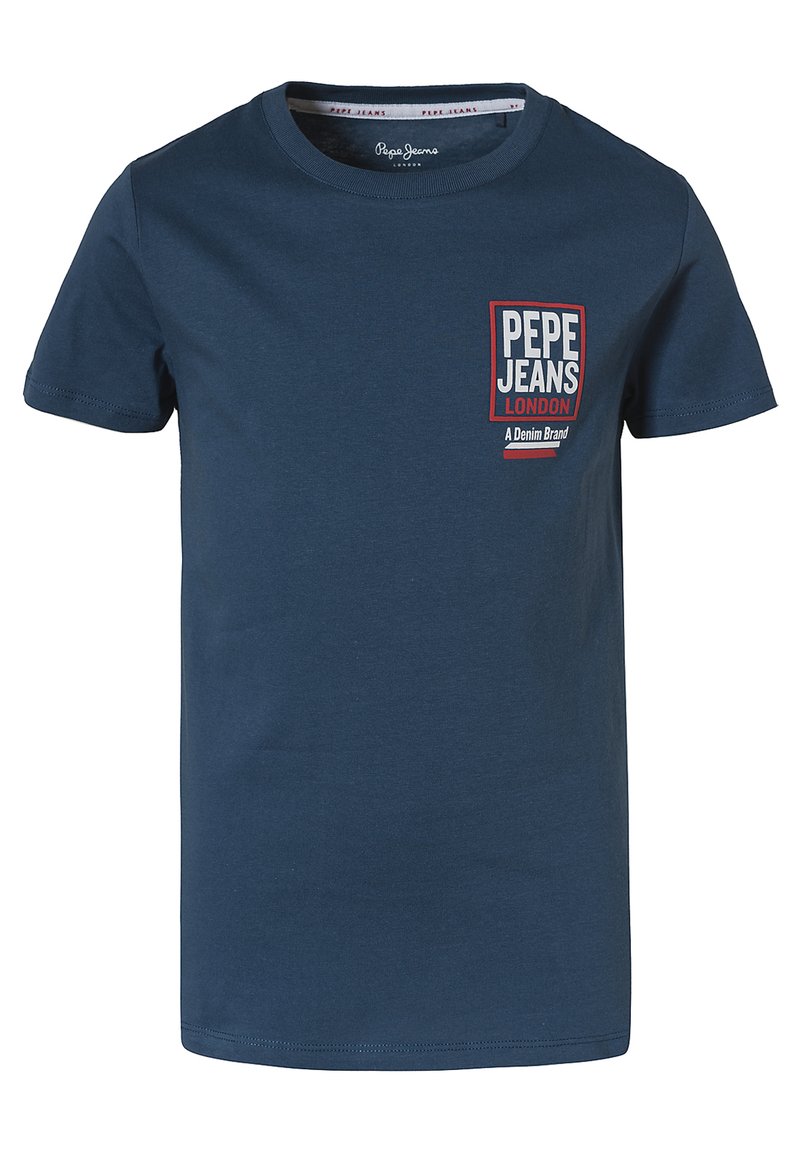 Pepe Jeans T-shirt print donkerblauw