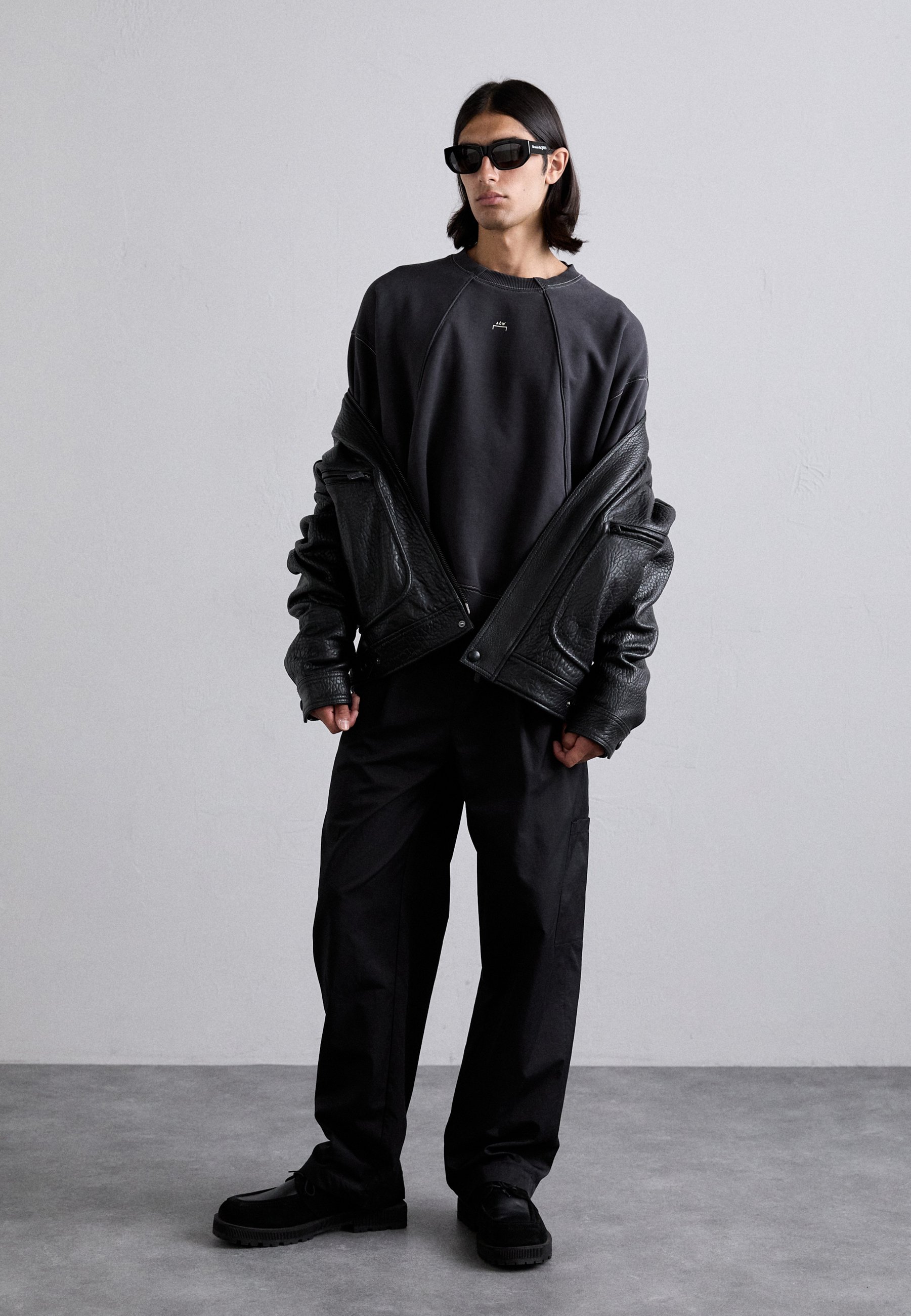 スウェット・トレーナー A COLD WALL Milbank Man to Man Black Onyx ACWMW198BLK ACWMW1 Black Millbank Crewneck Sweatshirt by A-COLD-WALL* on Sale