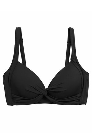 Marks & Spencer PADDED PLUNGE - Bikini-Top - black