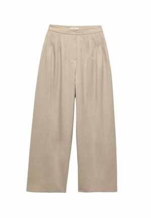 Marks & Spencer, MULTI PLEAT WIDE LEG TROUSERS. - Stoffhose - multi neutral