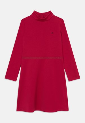 ESSENTIAL SKATER DRESS - Jerseykleid - ruby rhubarb