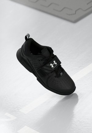 Under Armour REIGN LIFTER UNISEX - Training shoe - black/white