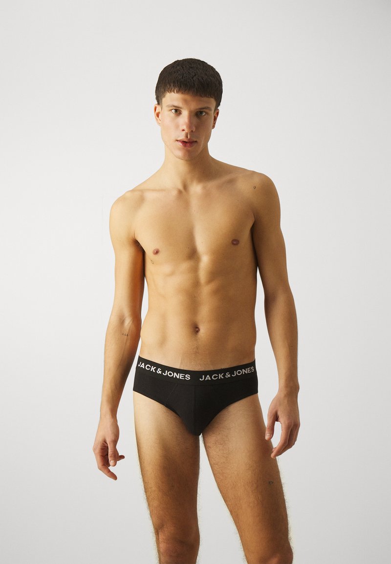 Jack & Jones JACSOLID 12 PACK Slip black/grey/schwarz Zalando.de