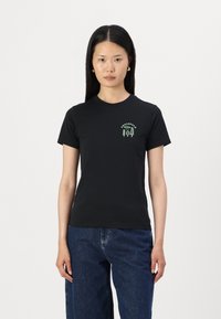 Converse - FOREST ART TEE - T-shirt imprimé - black Image miniature 1