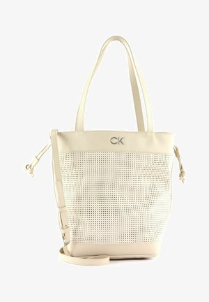 Calvin Klein RE-LOCK - Sac à main - stoney beige