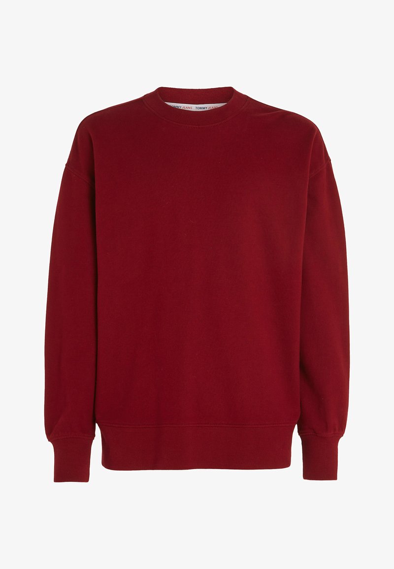 Tommy Jeans BACK LOGO APPLIQU RELAXED Sweatshirt Rouge rot tommy-jeans-back-logo-appliqu-relaxed-sweatshirt-rouge-rot