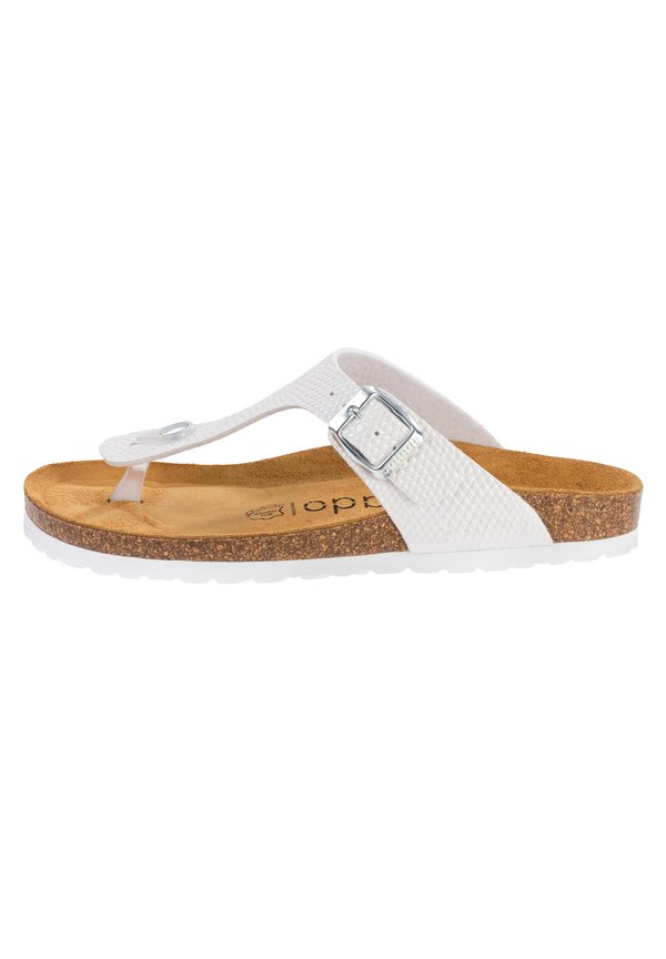 KOS - Zehentrenner - weiß dots