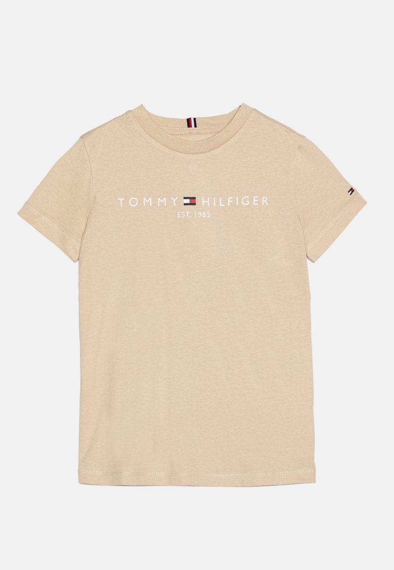 Tommy Hilfiger - ESSENTIAL TEE UNISEX - T-Shirt print - white clay, Vergrößern