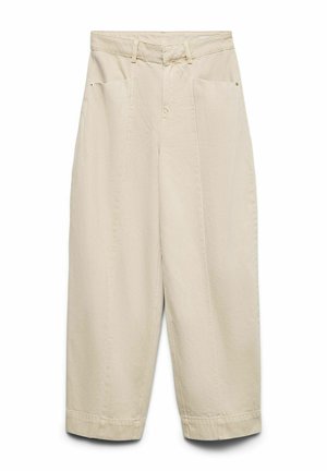 Vero Moda, JEANS VMZELDA HIGH RISE BARREL FIT JEANS - Wide Leg - cement