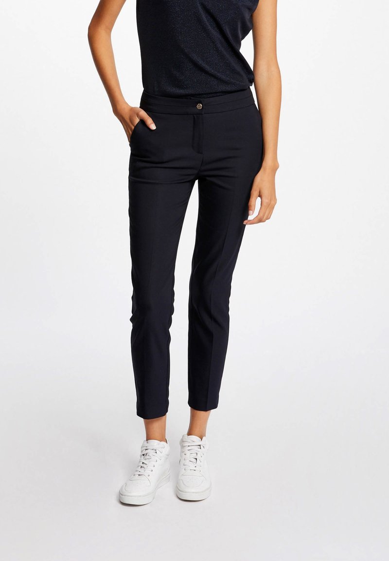 Morgan CROPPED CITY - Chino - dark blue