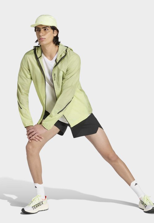 adidas Terrex Xperior Clima365 Light Windweave Jacket Asia Sizing 'Semi Frozen Lemon Shadow Olive' — foto 5