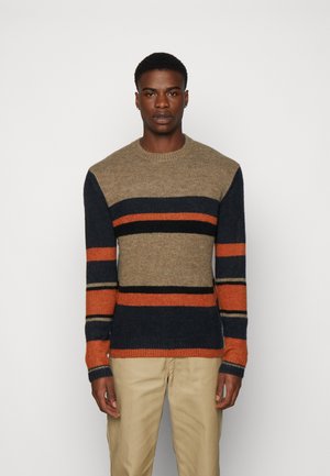 ONSPATRICK STRIPE CREW  - Jumper - hawaiian sunset