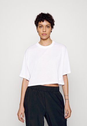 RECANATI CROPPED - Sport T-shirt - lucent white