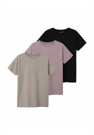 3 PACK - Základné tričko - woodrose