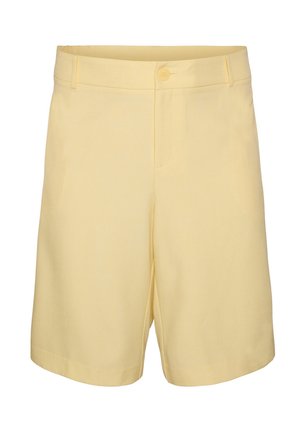 Zizzi, LOCKERE BERMUDASHORTS MIT HOHER TAILLE - Šortky - gelb