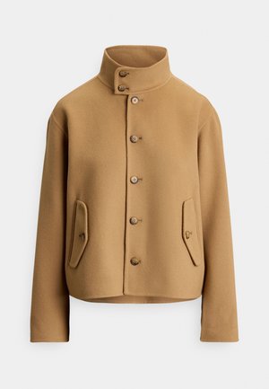 DOUBLE-FACED WOOL JACKET - Kratka jakna - camel