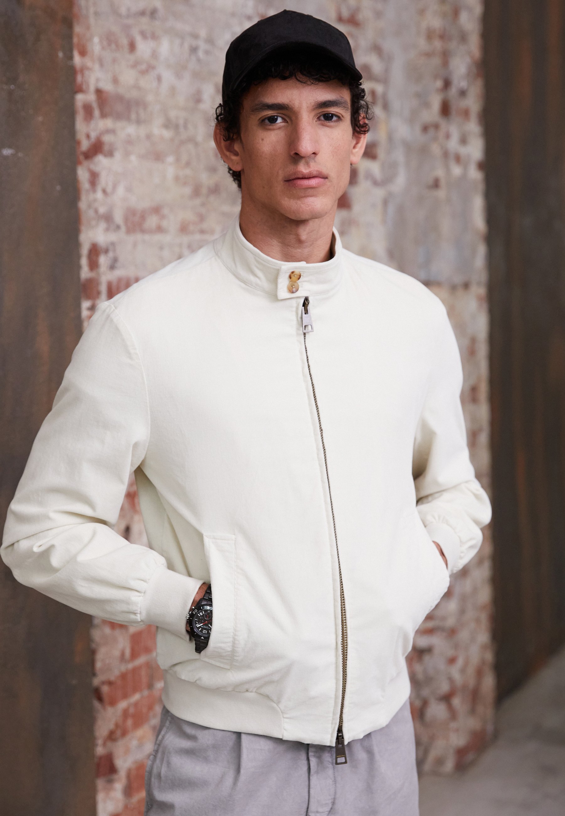 Boglioli Bomber Jacket, Men's, Size: 42, White