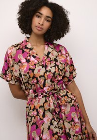 Kaffe LAILA  - Shirt dress - pink melon blurry flower
