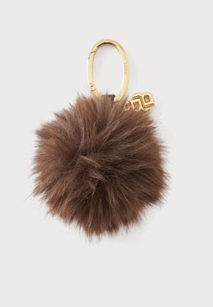 BOSS, PONPON CHARM - Llavero - gold-coloured/brown