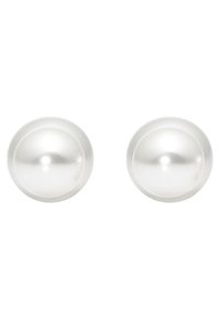 Perlenstecker mit glatter, glänzender Oberfläche; runde Form; klassisches Weiß; keine sichtbaren Akzente oder Muster.