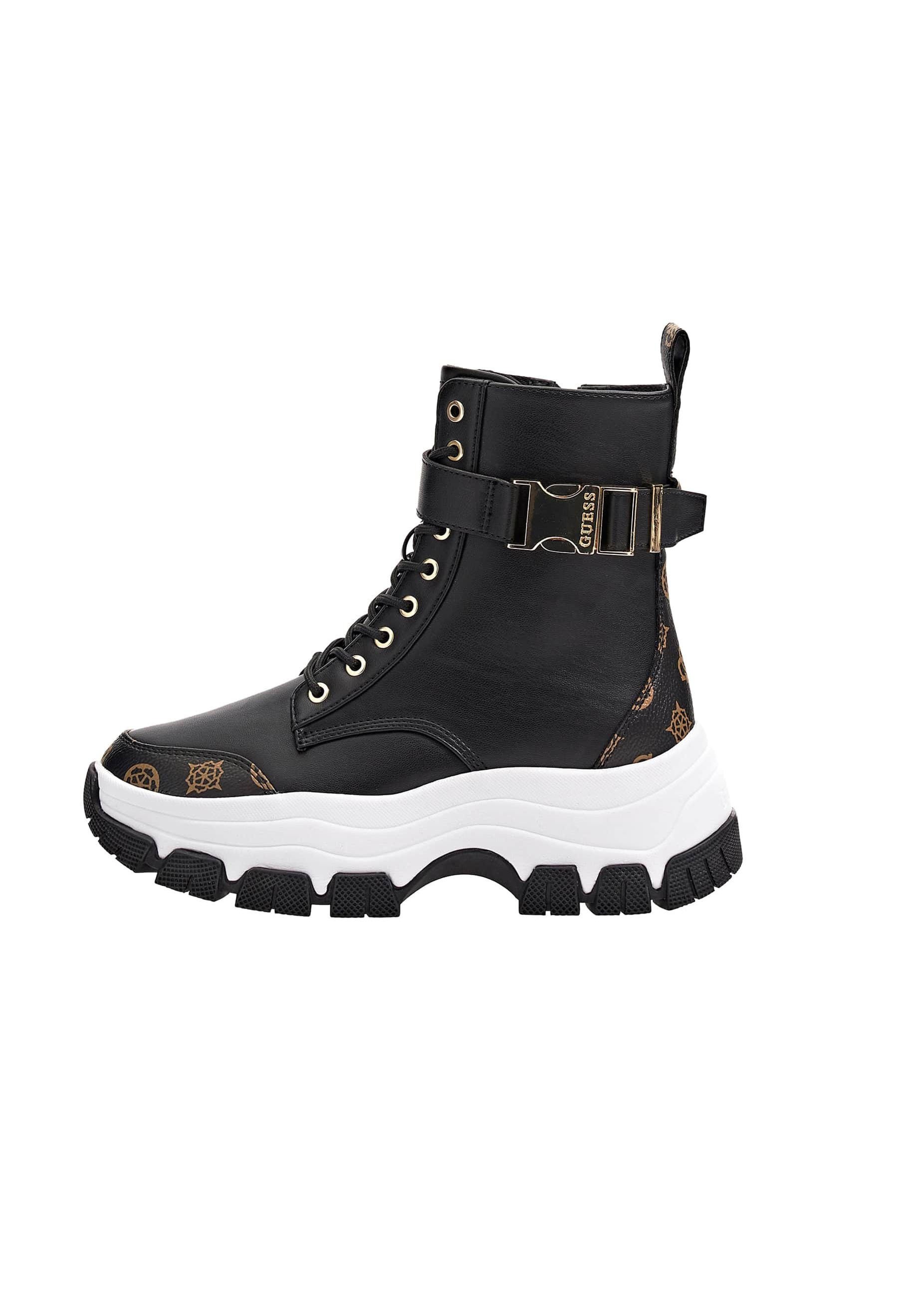 Guess RUNNER - Korte laarzen - schwarz/zwart - Zalando.nl
