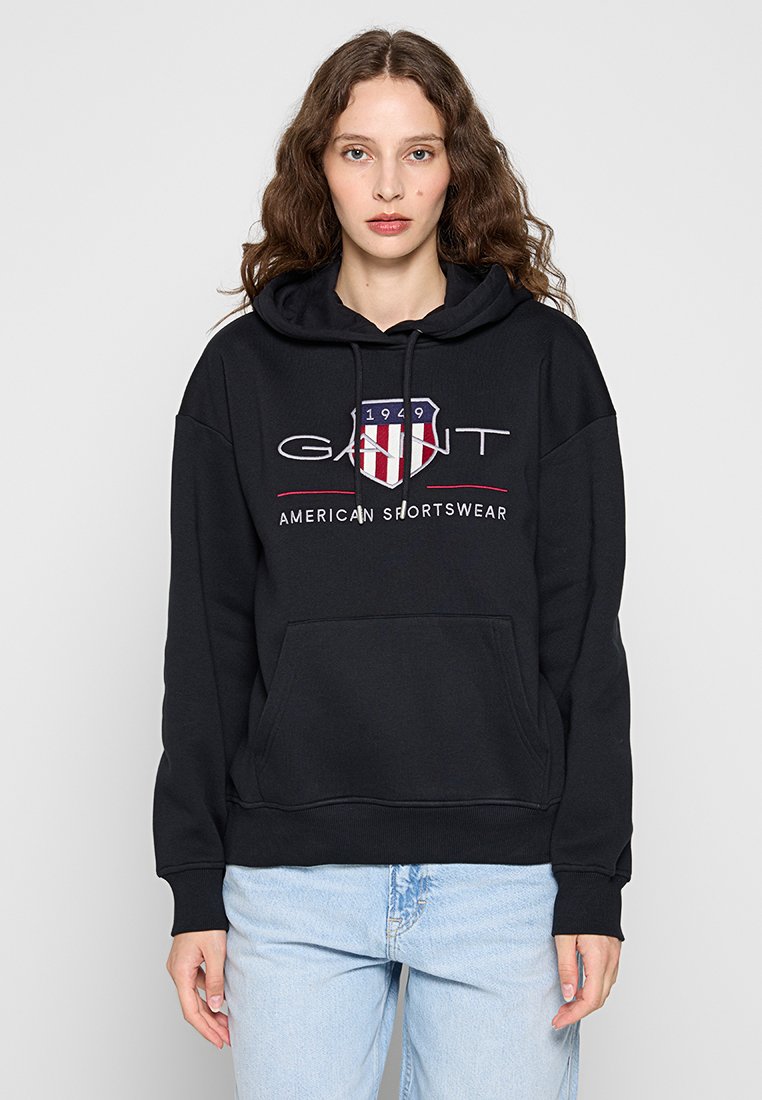 Gant Hoodie zwart Gant Hoodie zwart