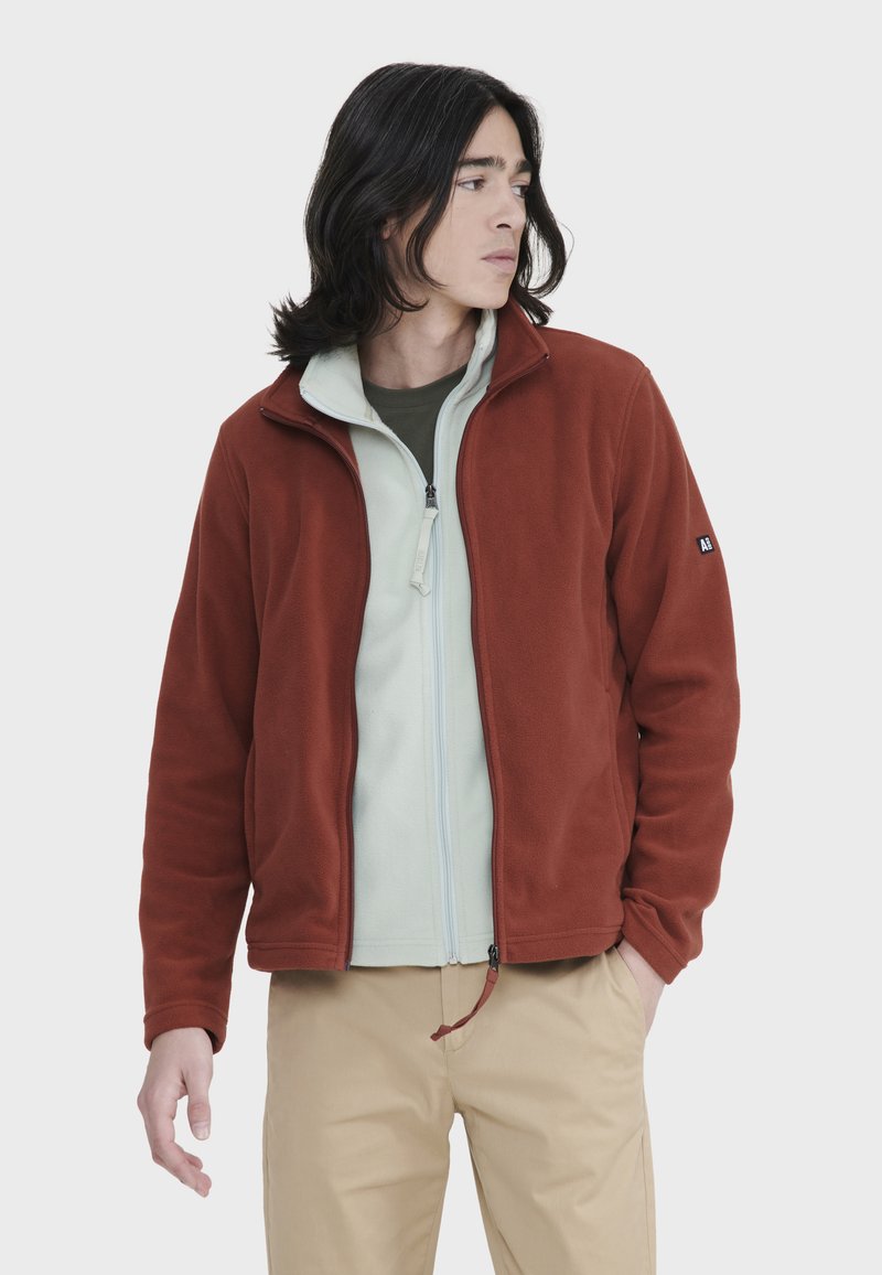 Aigle Fleecejakke - brick red
