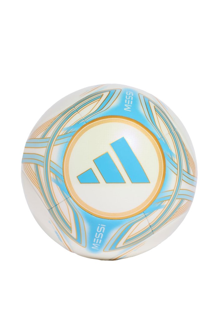 adidas MESSI CLUB BALL UNISEX - Equipación de clubes - ivory semi blue burst icey blue gold metallic