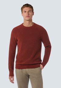NO EXCESS ROUND NECK STRUCTURE AND SUPER SOFT TOUCH - Trui - orange red