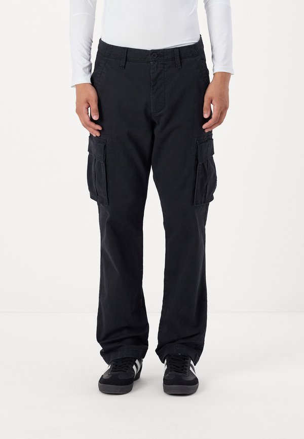 STRAIGHT CARGO PANT - Cargo trousers - moonless night