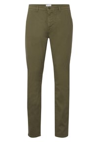 Unselected, burnt olive