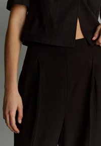 Next WIDE LEG  - Nohavice - black