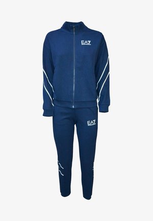 EA7 Emporio Armani FULL ZIP - Tuta - blue