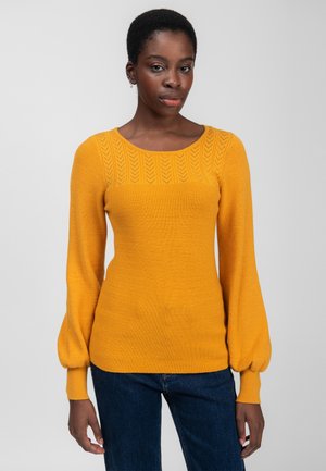 PUFFED SLEEVES  - Pullover - amber