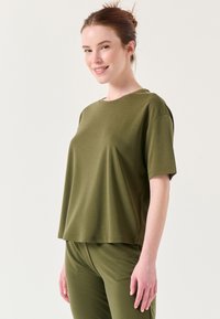 Jimmy Key 23S-THURZA - T-shirt basic - khaki
