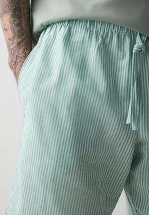 Next, REGULAR FIT - WOVEN STRIPE PYJAMA SHORTS 2 PACK - Boxershorts - green blue