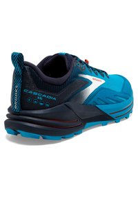 Brooks CASCADIA 16 - Löparskor terräng - peacoat atomic blue rooibos