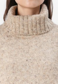 Vero Moda VMINGRID ROLL NECK BOO - Maglione - beige