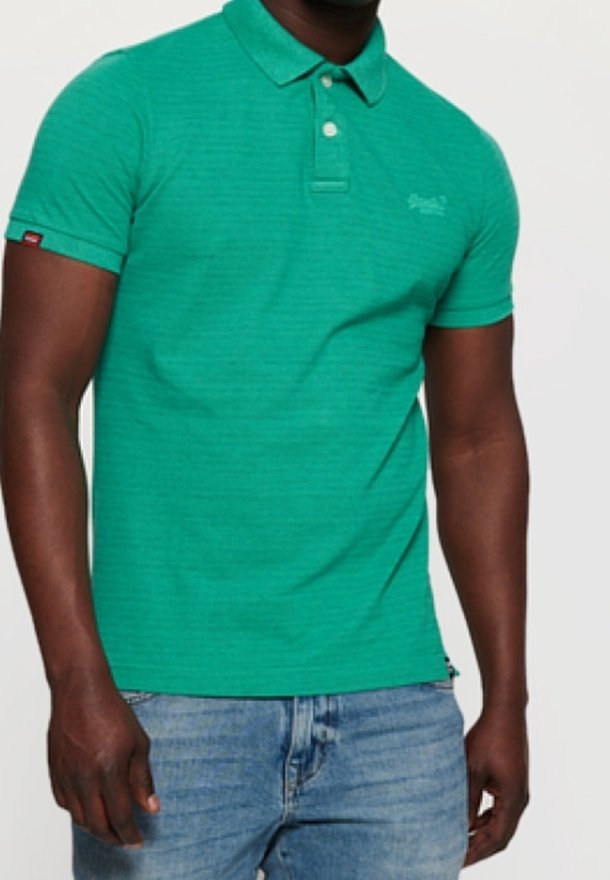 Superdry Polo shirt green (Preowned) Zalando.de