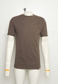 Les Deux T-shirt básica - mountain grey/orange