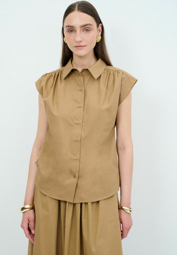 Hemdbluse - khaki