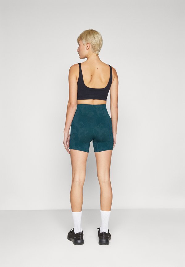 CAMO SEAMLESS SHORTS - Leggings - dark teal4