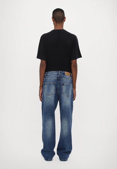The Kooples JEAN - Traperice ravnih nogavica - blue bleached/navy