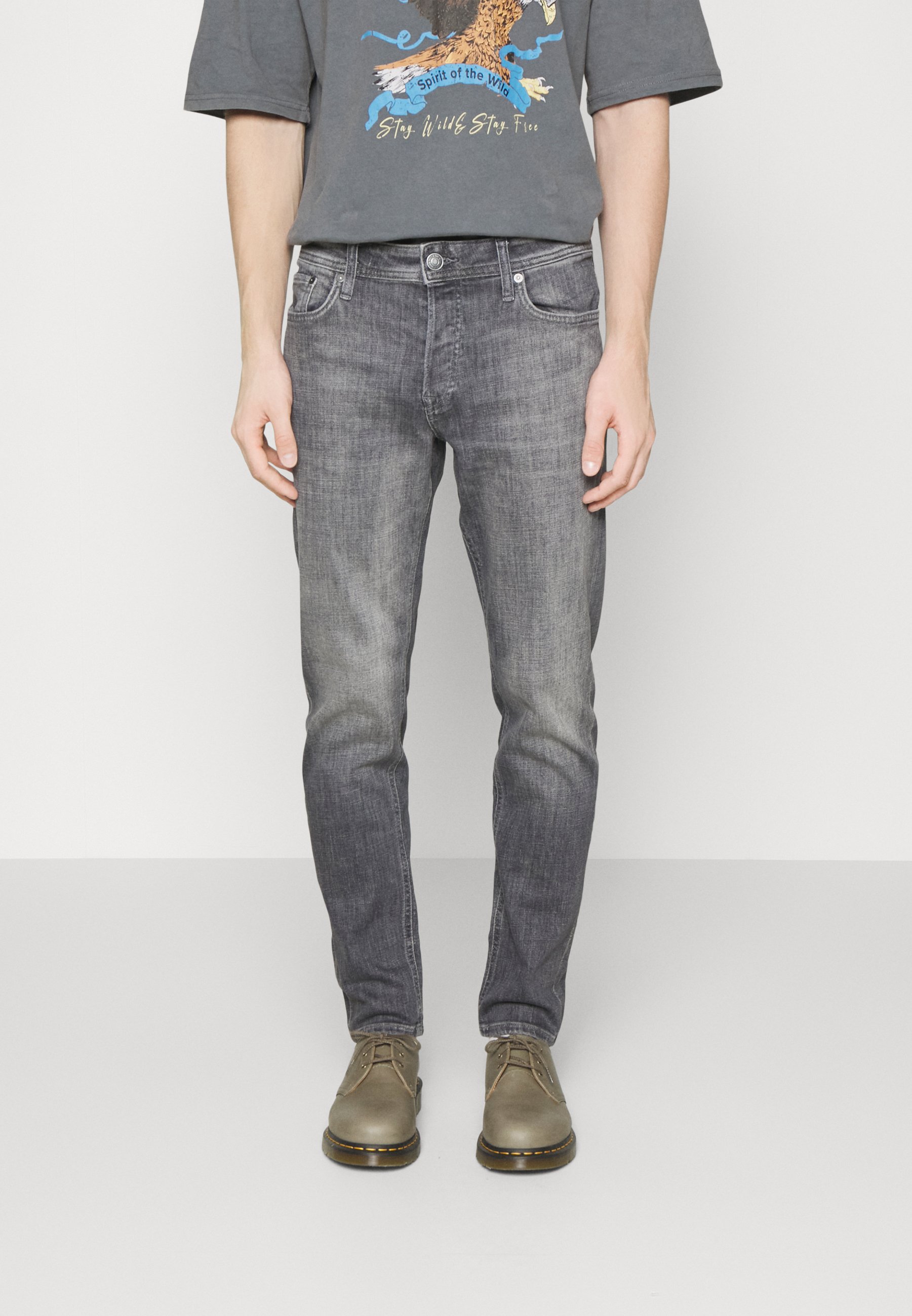 JACK & JONES Jeans JJIMIKE JJORIGINAL JJ 156 NOOS Jeans Tapered Fit | Azul Médio | Jack & Jones Jjimike Jjoriginal Model