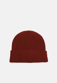 The North Face LOGO BOX CUFFED BEANIE UNISEX - Beanie - brick house red