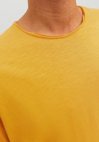 Jack & Jones EBASHER O-NECK SS - Basic T-shirt - honey gold